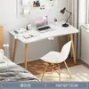 Escritorio para Estudiantes, Mesa Pequeña Sencilla para Dormitorio para Uso Doméstico, Escritorio de Estudio y Escritura para Casa de Alquiler, Escritorio Sencillo para Computadora de Escritorio