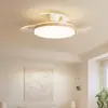 Luz de teto com ventilador LED ultrafino luz de ventilador de teto luminária de ventilador de teto montada no teto sala de jantar quarto sala de estar lustre de ventilador integrado luminária