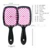 Suministrado Directamente por el Fabricante, Peine Airbag de Rejilla Cuadrada para Peinados Voluminosos, Masajea y Alisa el Cabello, Adecuado para Uso Tanto Seco como Húmedo, Peine de Peluquería de Panal