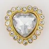 10mm corazón de melocotón flor doble girasol taladro de garra para coser a mano borde de taladro hebilla de cristal accesorios para el cabello DIY accesorios de ropa