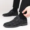 [Tamaño Grande Transfronterizo] Nuevos Zapatos de Cuero para Hombre, Casual de Negocios, Zapatos de Cuero Suave Genuino, Suelas Suaves Antideslizantes, Zapatos de Papá del Sudeste Asiático
