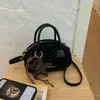Bolso de Mano Estilo Coreano Moda de Nicho Bolso Almohada con Lunares Chic Lindo Bolso Casual de Hombro Único para el Viaje Diario
