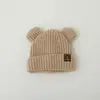 Estilo Otoño e Invierno Gorro para Bebé Recién Nacido Niños y Niñas Niños Otoño Invierno Lana Lindo Súper Adorable Elegante Gorro de Punto
