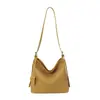 Bolsa grande e estilosa para uso casual para mulheres, nova bolsa tote de ombro com padrão trançado vintage, bolsa de ombro e transversal para mulheres