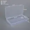 Caja de almacenamiento rectangular transparente de plástico PP para organización de documentos y recibos transfronterizos, joyero, tarjetero y caja de almacenamiento para papelería
