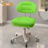 Silla de Bar Moderna Simple Taburete de Recepción Taburete de Belleza Taburete con Ruedas al por Mayor Silla con Respaldo Elevable Silla de Manicura