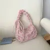 Bolso Pequeño de Pana con Lazo Nuevo 2026 para Mujer, Bolso de Hombro Casual a la Moda, Bolso Versátil de Media Luna para Debajo del Brazo para Mujer
