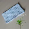 Fábrica de Shenzhen producción toalla de microfibra hecha a medida lindo estampado de lunares toalla de sudor para bebé