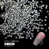 Zircão Joias de Nail Art Celebridade da Internet Flash 5A Mini Pequeno Branco Formato Especial Fundo Pontiagudo Diamante Material de Decoração de Unhas Pacote