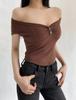 Camiseta Sin Mangas Moldeadora de Cuerpo Sexy 'Pure Desire' para Mujer, Chica Dulce y Picante, Corte Ajustado, Top Base Versátil para Vestir por Encima