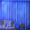 Luces Decorativas LED para Fiesta de Boda Cumpleaños Cortina Transfronteriza Luces de Cable de Cobre Control Remoto de Ocho Funciones USB Cadena de Luces de Colores