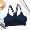 Hermoso sujetador deportivo de espalda, sin costuras, para bustos pequeños, push-up, estilo estudiante, sin tirantes, camiseta sin mangas de yoga, ropa exterior para mujer