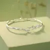 Pulsera Abierta Mo Li para Mujer, Lujo Ligero Nicho Exquisita Regalo de Gama Alta, Regalo para Mejor Amiga, Regalo de Cumpleaños para Novia