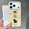 Aplicável à capa de celular iPhone 18 Pro Max Apple 17 Pro fofa à prova de quedas 16 Europeia e Americana 15 Pro Três Gatinhos