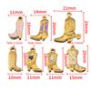 Dijes de Acero Inoxidable con Forma de Corazón Europeo y Americano para Botas Colgantes para Zapatos Esmalte Pulsera DIY Collar Colgantes para Bebé Venta al por Mayor