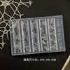 Flor de hielo para arte de uñas, molde de lirio de hielo, flor de rosa artística de silicona, tulipán tallado, flor de magnolia, molde de uñas de alta transparencia