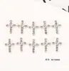 Directamente del fabricante: Decoraciones para Uñas con Forma de Cruz Incrustadas de Diamantes, Adornos de Cruz para Uñas, Rhinestones de Aleación Completa de Diamantes en Forma de Cruz al por Mayor