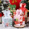 Caja de Cartón de Manzana Navideña Caja de Embalaje de Regalo Creativa de Dibujos Animados para Nochebuena Caja de Embalaje de Regalo de Manzana al por Mayor