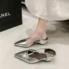 Sandalias de Doble Tira de Piel Suave Color Albaricoque Nude Suave 2026, Suaves y Maduras para Citas, Suela Suave Ambiente