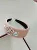 Diadema Ancha de Terciopelo de Invierno Nueva Estilo Coreano de Gama Alta, Lujo Ligero Retro, Diadema de Terciopelo Lujosa con Accesorio para el Cabello de Pedrería para Mujer