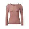 Roupa Íntima Térmica de Manga Longa e Calça Longa Máscara Hidratante e Embelezadora para a Pele com Ácido Hialurônico Roupa Térmica Camada de Base de Alta Elasticidade para Mulheres Estilo Quente