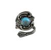 Anillo de Flor de Girasol Simple Nuevo Retro Transfronterizo Europeo y Americano Anillo Ajustable de Apertura de Margarita Vieja