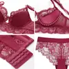 Conjunto de Sujetador Push-Up con Tirantes de Aro para Pechos Pequeños, Efecto Realzador y Redondeador, Conjunto de Sujetador Sexy, Conjunto de Sujetador Anticaída, Comercio Exterior Transfronterizo