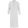Promoção Robe Longo Halloween Medieval Cruz Branca Cor Lisa Roupa Externa Fantasia Cosplay Performance de Palco