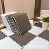 Alfombra Dormitorio Habitación Completamente Cubierta Felpa Manta de Cabecera Hogar de Niña Sala de Estar Esterilla de Espuma para Piso Alfombra Peluda Empalmada