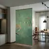 Nueva Pantalla Divisoria China Retro de Grulla Estilo Song Estética Decoración de Sala de Estar Apartamento Pequeño Sala de Té Bloqueo Cortinas Enrollables