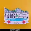 Imanes de Refrigerador Chinos: Aldea Luohong, Beidaihe, Qinghai, Zhuhai, Fujian, Zhangzhou, Tuhou, Imanes de Arquitectura de Beijing