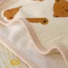 Cojín para Pañales de Bebé Gasa Colchón Impermeable para Bebé Guardería Niños Sábanas Lavables Almohadilla de Lactancia Algodón Puro Parto