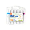 Marcadores Acrílicos de Color Verdadero 12/24/36/48/60/80 Colores Pinceles para Niños Bolígrafos de Color para Estudiantes Set de Pintura DIY