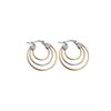 Pendientes de Acero Inoxidable con Forma de Gota de Aceite de Venta Caliente Transfronteriza Europeos y Americanos para Mujer, Versátiles, Modernos, Personalizados, Simples y Tendencia, Pendientes de Acero de Titanio al por Mayor