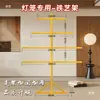 Lanternas para Uso Externo, Lanternas Chinesas Penduradas para Decoração de Parede, Suporte para Exibição para Adivinhar Enigmas de Lanternas, Suporte de Chão em Arte de Ferro, Formato Quadrado