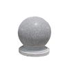 Esfera de Granito Redonda Lisa de Loto de Cinco Flores Barrera de Tráfico Esfera de Obstáculo Esfera de Piedra Tope para Coche de Estacionamiento Esfera de Piedra Pilar de Piedra