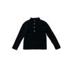 [En Stock] Suéteres de Punto para Niñas Coreanas Primavera y Otoño 2025 Nueva Moda Negro Suave Bebé Niños Fácil de Combinar