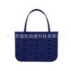 Bolsa de Praia Eva Europeia e Americana Leve para Exterior Grande Capacidade Bolsa de Mão Pode Ser DIY Acessórios de Joia Moda Coreana Bolsa com Furos