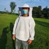 Herramientas de apicultura ropa anti-abejas económica ropa anti-abejas transpirable ropa anti-abejas busto blanco ropa para avispas fabricantes al por mayor
