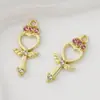 Accesorios de Joyería Cruzados de Venta Caliente Europeos y Americanos Corazón de Oro Imitación Varita de Hada Joyería Accesorios DIY Accesorios de Joyería Accesorios