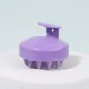 Cepillo de Silicona para Champú Transfronterizo de Amazon para Uso en Casa, Peine Masajeador Multifuncional, Limpieza del Cuero Cabelludo, Baño, Lavado de Cabello y Herramienta para Rascar la Cabeza