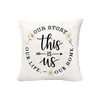 Funda de Almohada de Tela con Margaritas Estilo Transfronterizo, Funda de Cojín Decorativa Acogedora para el Hogar, Cojín de Estilo Pastoral para Sala de Estar y Dormitorio, Soporte Lumbar
