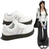 Zapatillas versátiles de moda estilo coreano, nueva colección otoño 2026, elegantes y perfectas para estudiantes, zapatillas de entrenamiento casual estilo alemán