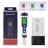 Detector de qualidade da água EZ-9909 PH/TDS/EC condutividade salinidade temperatura caneta de teste 5 em 1 aquário água do mar