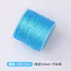 Serie azul oscuro rollo pequeño hilo iridiscente de 6 hebras para pulseras, muñequeras y accesorios hechos a mano para bricolaje, cordones tejidos disponibles para venta al por mayor