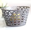 Exportación transfronteriza Amazon horneado decoración navideña borde hueco pastel vaso de papel rojo brillante amor papel soporte encaje