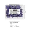 Cabezal Pulidor de Uñas Anillo Lijador 3.1mm Rodamiento Mini Anillo Lijador Pequeño Modelo Múltiple Caja de Cuatro Compartimentos con 60 Anillos Lijadores para Uñas