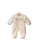 Ropa para Bebé, Chaquetas Engrosadas de Primavera y Otoño, Atuendos Elegantes de una Pieza para Bebés Niñas Recién Nacidas, Monos de Doble Capa de Princesa, Ropa de Exterior