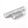 Spot de fábrica tubo hexagonal redondo de acero inoxidable 304 con veta ahumada tubo ahumador para barbacoa BBQ