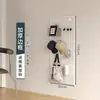 Estantería de Tablero Perforado para Sala de Estar Almacenamiento en Toda la Pared Puerta de Entrada Tablero Colgante para Entrada Decoración de Pared Tablero Perforado de Metal